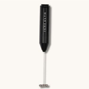 JSHealth Black Handheld Whisk Frother for Drinks Beverages in Box